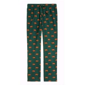 J Crew Factory Men's Flannel Sleep Pants Bears Size L